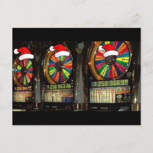 Postal Festiva Ranuras de Navidades de Las Vegas