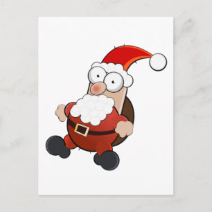 Postal Festiva Raro Santa Claus