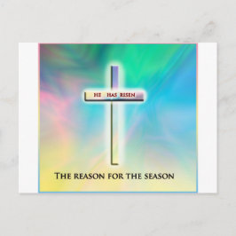 Postal Festiva Razón de la temporada - Pascua