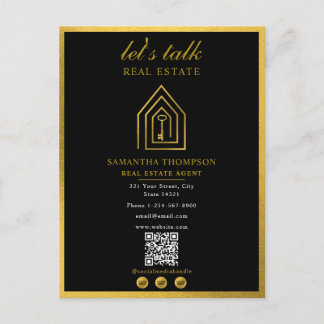 Postal Festiva Real Estate Agent Realtor Gold Key Home Logo