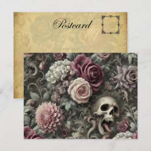 Postal Festiva Reaping in the Rosas - Victoriano gótico