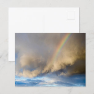 Postal Festiva rebelión arco iris