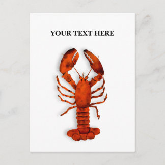 Postal Festiva Red Lobster Postcard