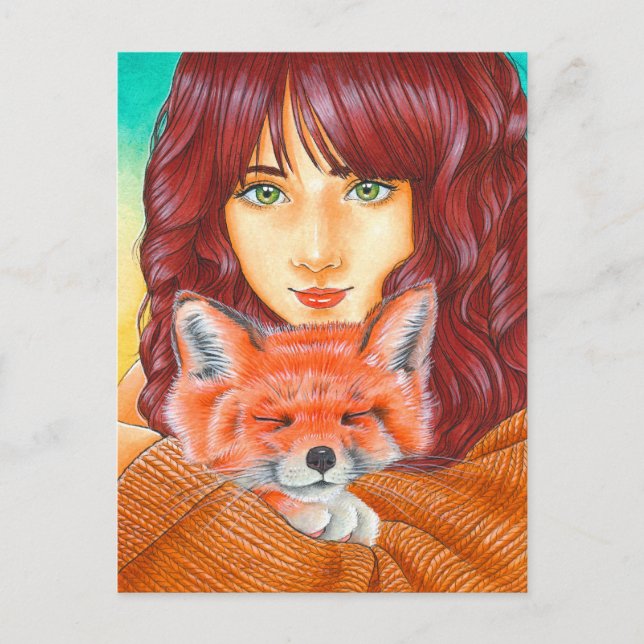 Postal Festiva "Red Velvet" postcard (Anverso)