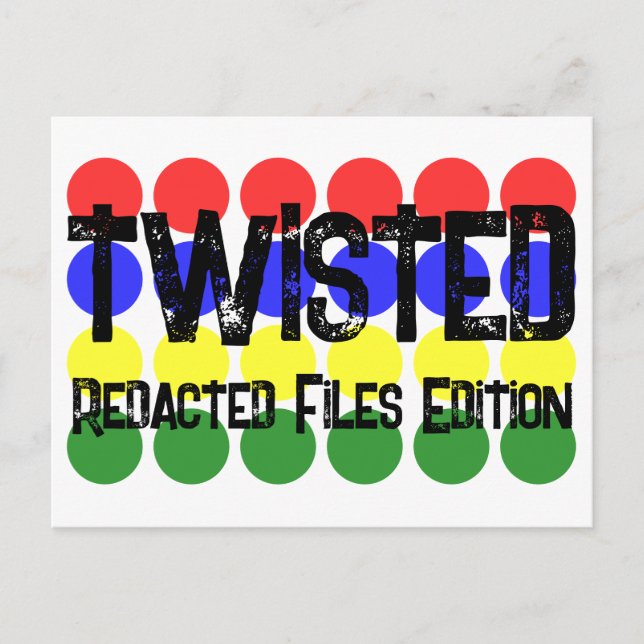 Postal Festiva Redacted Files Edition Twisted Government Series (Anverso)