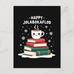 Postal Festiva Regalo de Celebración Familiar Feliz Jolabokaflod