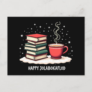 Postal Festiva Regalo de Celebración Familiar Feliz Jolabokaflod