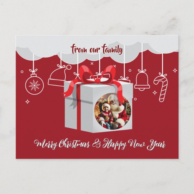 Postal Festiva Regalo de navidades (Anverso)