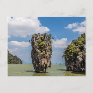 Postal Festiva Regalo de Phuket, isla de rock Khao Phing Kan en T