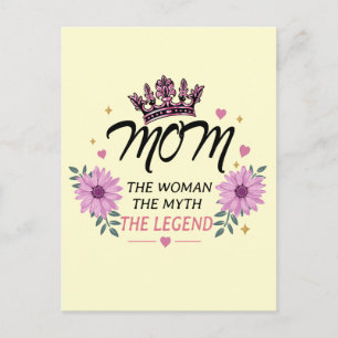 Postal Festiva Regalo del Día de la Madre La Leyenda
