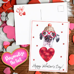 Postal Festiva Regalo del Día de San Valentín para Amante de los