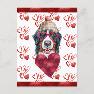 Postal Festiva Regalo del Día de San Valentín para Amantes de los