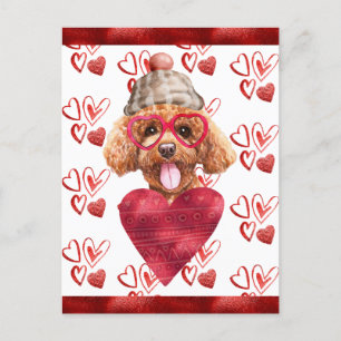 Postal Festiva Regalo del Día de San Valentín para Amantes de los