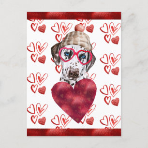 Postal Festiva Regalo del Día de San Valentín para Amantes de Per