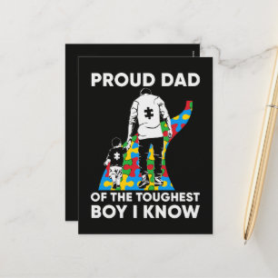 Postal Festiva Regalo rompecabezas del Día del padre para el día