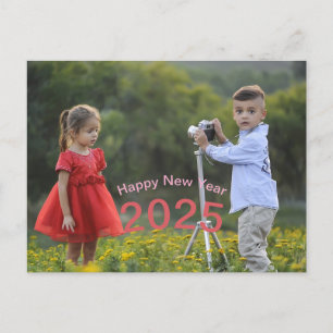 Postal Festiva Regalos de Año Nuevo 2025