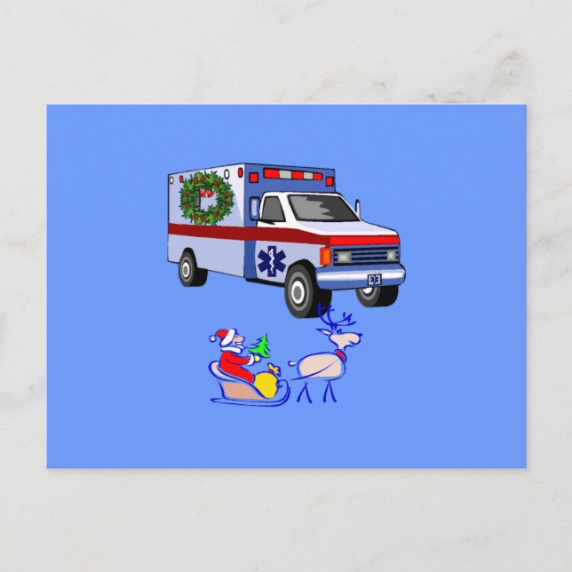 Postal Festiva Regalos de Navidades de EMS (Anverso)
