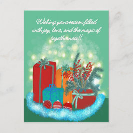Postal Festiva Regalos navidades