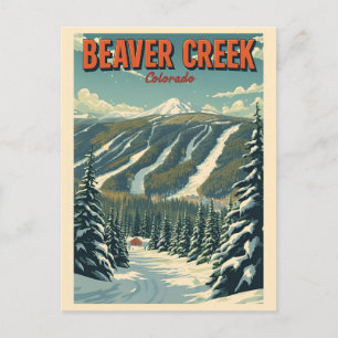 Postal Festiva regalos vintage Steamboat Springs ríos Colorado Ho