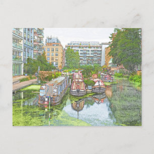 Postal Festiva Regentes Canal Londres