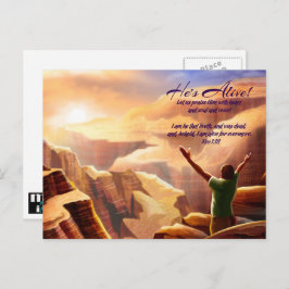 Postal Festiva Regocijaos. Pascua Personalizado religiosa cristia