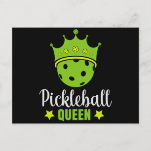Postal Festiva Reina de Pickleball Divertida Reina del Pickle Bal