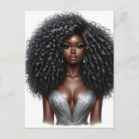 Reina negra melanina Sista Belleza afroamericana