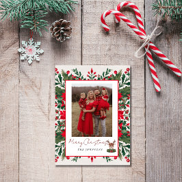 Postal Festiva Renos Navidades personalizados