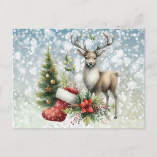 Postal Festiva Renos y Navidades