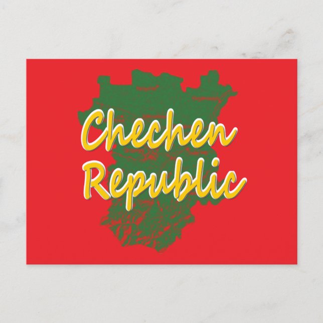 Postal Festiva República Chechena (Anverso)