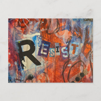 Postal Festiva Resist Post Card