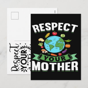 Postal Festiva Respeta a tu madre Comfort Colors Life Camiseta