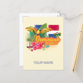 Postal Festiva Resto de la República Dominicana