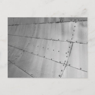 Postal Festiva Resumen de la piel de las aeronaves de aluminio