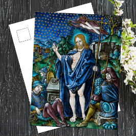 Postal Festiva Resurrección religiosa católica de Pascua