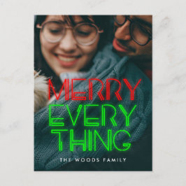 Postal Festiva Retro 80s Luces de neón Fotos de todo