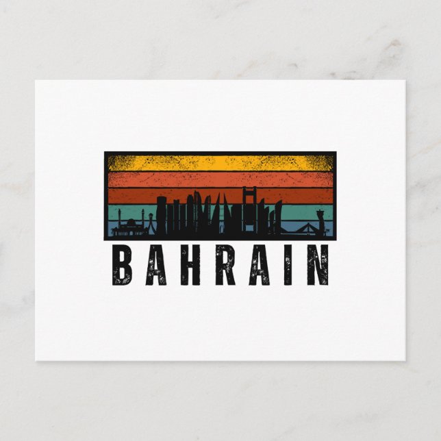 Postal Festiva Retro bahrain vintage (Anverso)