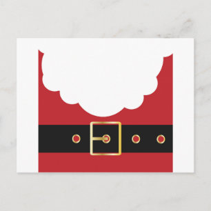 Postal Festiva retro santa claus
