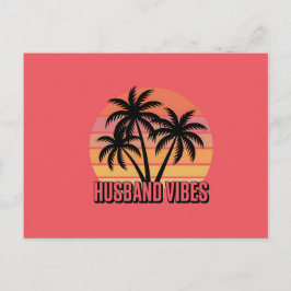 Postal Festiva Retro Tropical Sunset Husband Vibes
