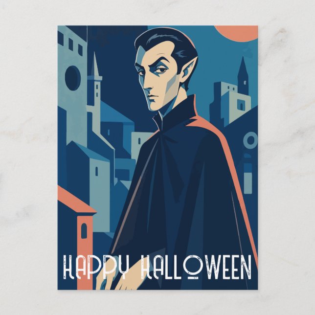 Postal Festiva Retro Vampire (Anverso)