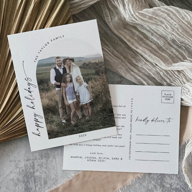 Postal Festiva Revisión del año de la foto de un feriado en el Bo (Subido por el creador)