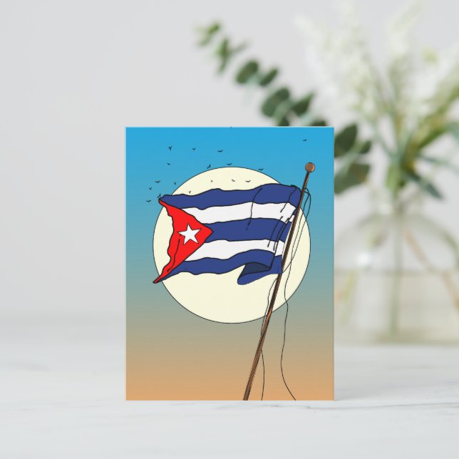 Postal Festiva ¡Revolución Cubana! (Anverso de pie)
