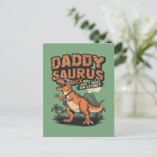 Postal Festiva Rex Daddysaurus - La leyenda prehistórica de Guay