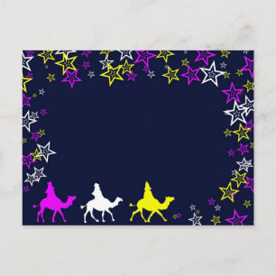Postal Festiva Reyes navidades