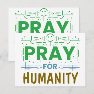 Postal Festiva Reza Por: Honrando a la Humanidad