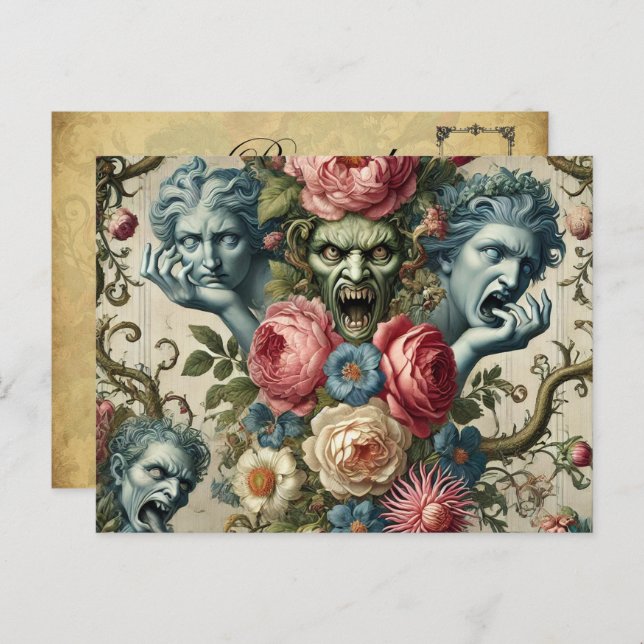 Postal Festiva Rhapsody Road – Victoriano Gótico (Anverso / Reverso)