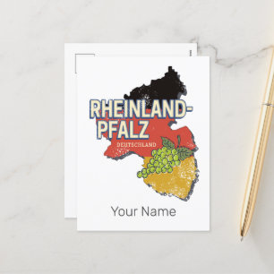Postal Festiva Rhineland-Palatinate Alemania RLP