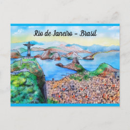 Postal Festiva Rio de Janeiro