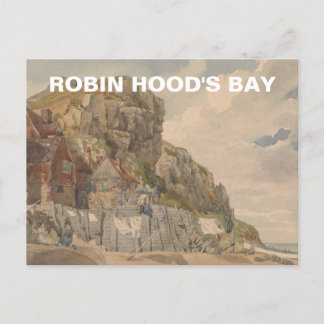 Postal Festiva Robin Hood's Bay, en Yorkshire Vintage