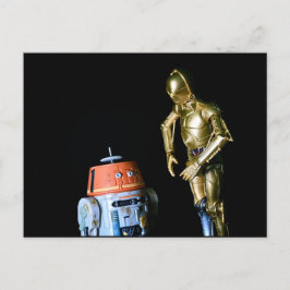 Postal Festiva Robot fotográfico de juguetes de Guay